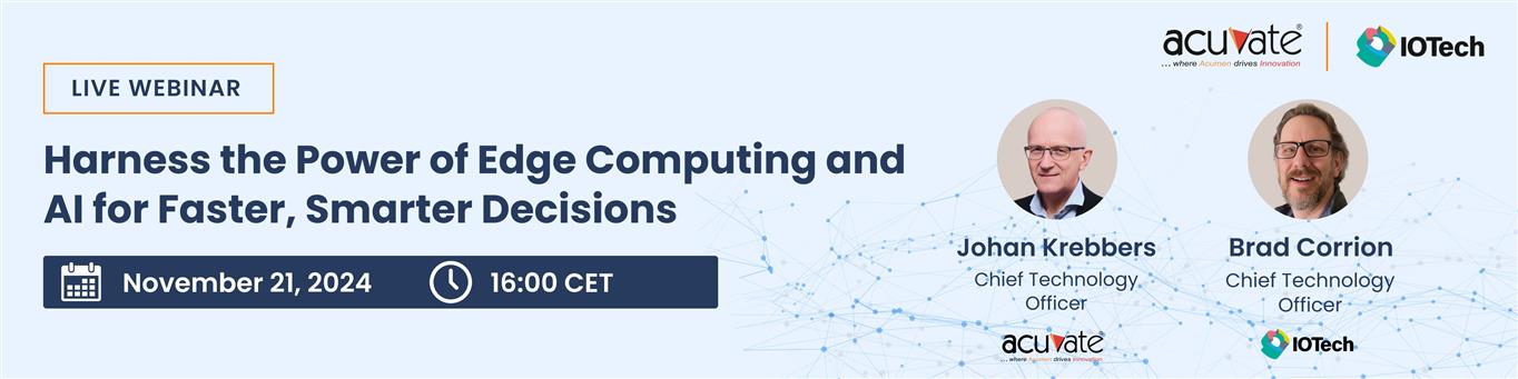 IOTech & Acuvate Webinar 